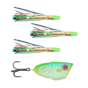 Image of Diabolical Cut Bait Meat Rig | Green Reaper