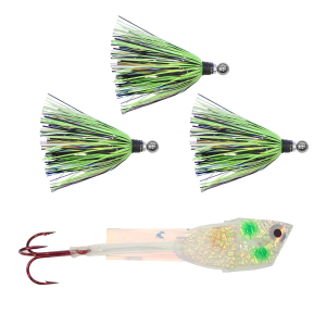 Image of Dreamweaver Cut Bait Meat Head Rig | Chrome UV Two Face