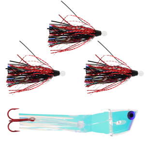Image of Dreamweaver Cut Bait Meat Head Rig | Black Widow