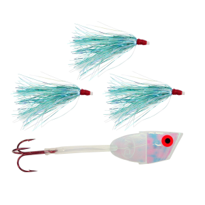 Image of Dreamweaver Cut Bait Meat Head Rig | Blue Bubble Glow