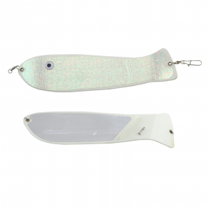 Image of Pro-Troll Fish N Chip Flasher | Glow White Silver Back