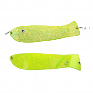 Image of Pro-Troll Fish N Chip Flasher | UV on Chartreuse