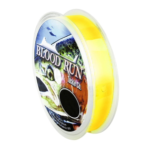Image of Blood Run Tackle Floating Monofilament Line | 10 lb.; Hi-Vis Yellow; 300 yds.