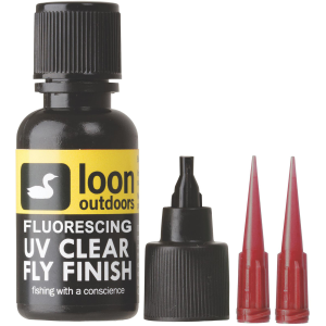 Image of Loon Outdoors UV Clear Fly Finish | Fluorescing; 1/2 oz.