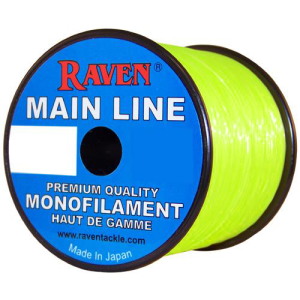 Image of Raven Main Line Monofilament Line | 15 lb.; Fluorescent Yellow