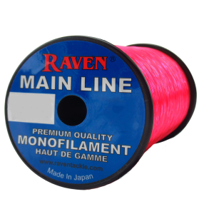Image of Raven Main Line Monofilament Line | 12 lb.; Fluorescent Pink