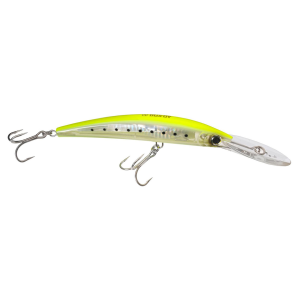Image of Yo-Zuri Crystal 3D Minnow Deep Diver | Chartreuse; 5 1/4 in.
