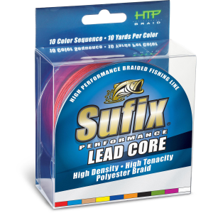 Image of Sufix Performance Lead Core Line | 18 lb.; Multicolor; 100 yds.