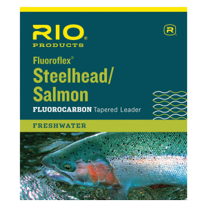Image of RIO Fluoroflex Steelhead/Salmon Fluorocarbon Tapered Leader | 10 lb.; Clear