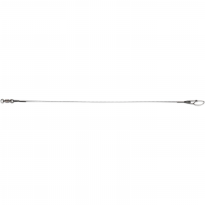 Image of VMC Titanium Multi-Strand Leader | 75 lb.; Black; 12 in.