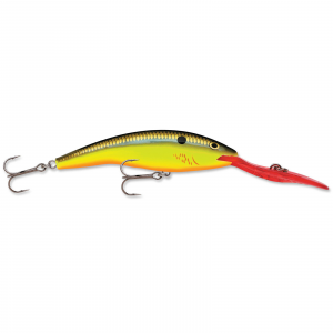 Image of Rapala Deep Tail Dancer | Bleeding Hot Olive; 4 3/8 in.