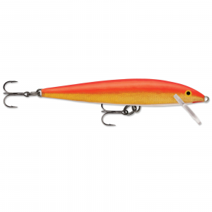 Image of Rapala Original Floater | Gold Fluorescent Red; 7 in.