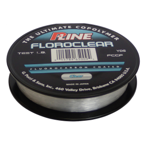 Image of P-Line Floroclear Fluorocarbon Coated Line | 20 lb.; Clear; 300 yds.