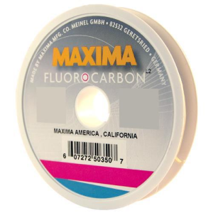 Image of Maxima Fluorocarbon Leader Material | 10 lb.; Clear