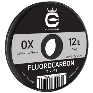 Image of Cortland Fluorocarbon Tippet | 0X; Clear; 30 yds.