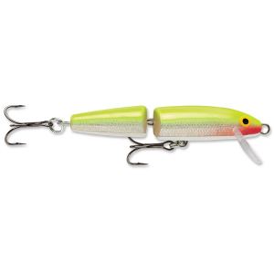 Image of Rapala Original Jointed Minnow | Silver Fluorescent Chartreuse; 5 1/4 in.