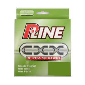 Image of P-Line CXX X-Tra Strong Monofilament Line | 10 lb.; Moss Green; 300 yds.