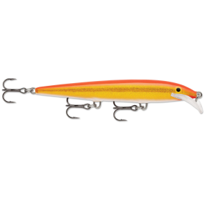 Image of Rapala Scatter Rap Minnow | Gold Fluorescent Red; 4 3/8 in.