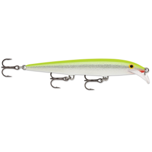 Image of Rapala Scatter Rap Minnow | Silver Fluorescent Chartreuse; 4 3/8 in.