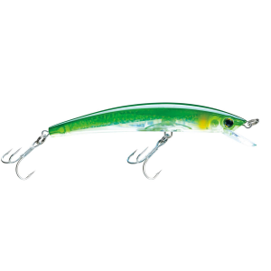 Image of Yo-Zuri Crystal 3D Minnow | Silver Green; 3 1/2 in.
