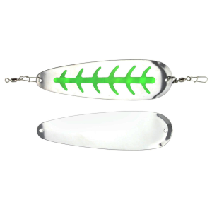 Image of Mack's Sling Blade Dodger | Nickel/Green; 6 in.
