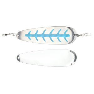 Image of Mack's Sling Blade Dodger | Nickel/Blue; 6 in.