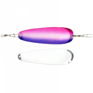 Image of Mack's Sling Blade Dodger | I-Foil Purple Bow/Silver; 4 in.