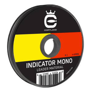 Image of Cortland Indicator Mono Leader Material | 8 lb.; Bi-Color - Yellow/Red; 50 ft.