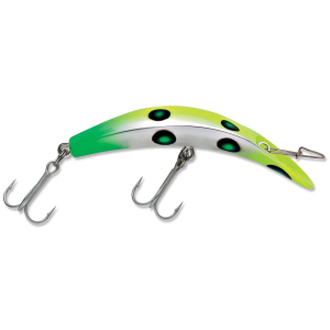Image of Luhr Jensen Kwikfish | Flo. Chartreuse/Green UV; 5 in.