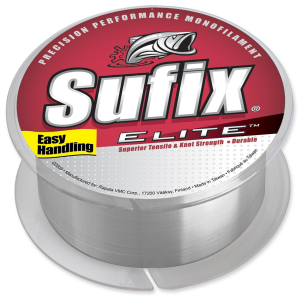 Image of Sufix Elite Premium Monofilament Line | 12 lb.; Clear; 330 yds.