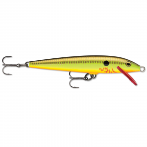 Image of Rapala Original Floater | Bleeding Hot Olive; 4 3/8 in.