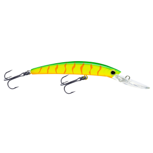 Image of Yo-Zuri Crystal Minnow Walleye Deep Diver | Hot Tiger; 3 1/2 in.