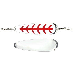 Image of Mack's Sling Blade Dodger | Nickel/Red; 4 in.