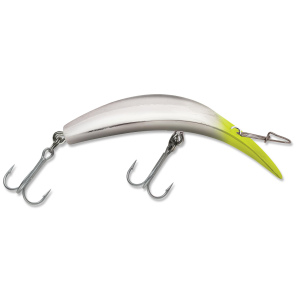 Image of Luhr Jensen Kwikfish | Silver/Chartreuse Head; 4 1/4 in.