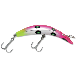 Image of Luhr Jensen Kwikfish | Flo. Pink/Chartreuse UV; 4 1/4 in.