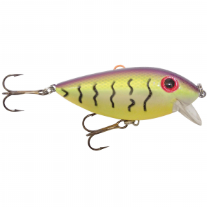 Image of Brad's ThinFish | Chartreuse/Purple Tiger; 2 3/4 in.