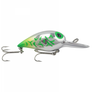 Image of Brad's Wiggler | Metallic Silver/Chartreuse (UV); 3 3/4 in.