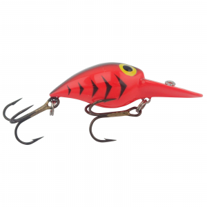 Image of Brad's Wiggler | Fluorescent Red/Black Herringbone (UV); 3 in.