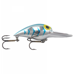 Image of Brad's Wiggler | Metallic Silver/Blue Herringbone; 3 in.