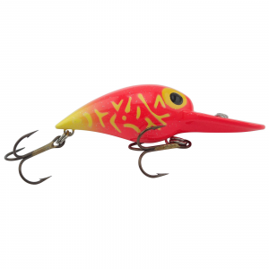 Image of Brad's Wiggler | Fluorescent Red/Yellow; 3 in.