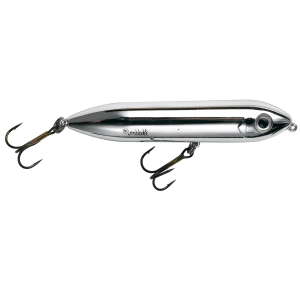 Image of Heddon Super Spook Jr. Topwater Bait | Nickle; 3 1/2 in.