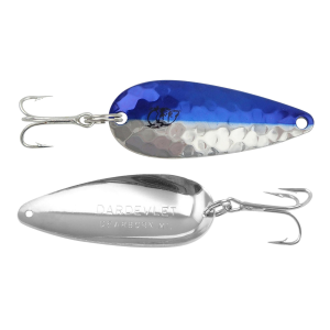 Image of Eppinger Dardevle Spoon | Hammered Nickel/Blue; 1 oz.