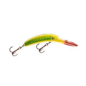 Image of Yakima Bait Mag Lip | Metallic Gold Green Pirate; 3 1/2 in.