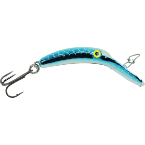 Image of Yakima Bait Mag Lip | Metallic Silver Blue Scale; 2 in.