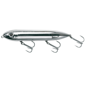 Image of Heddon Super Spook Topwater Bait | Nickel; 5 in.