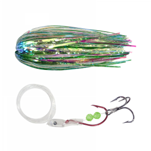 Image of A-TOM-MIK Tournament Series Trolling Fly | Green Pearl