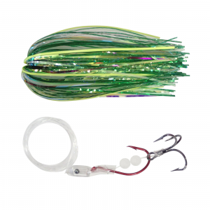 Image of A-TOM-MIK Tournament Series Trolling Fly | Green Hammer Glow