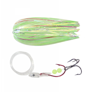 Image of A-TOM-MIK Tournament Series Trolling Fly | UV Green Glow Fly