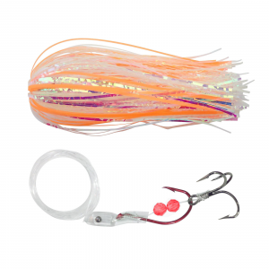 Image of A-TOM-MIK Tournament Series Trolling Fly | UV Orange Glow