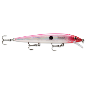 Image of Rapala Husky Jerk | Glass Pink Clown; 4 in.